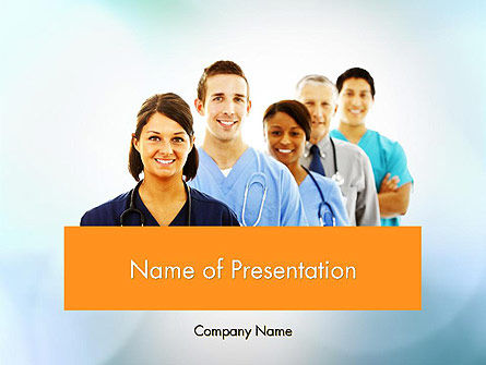 Artsen PowerPoint Template, PowerPoint-sjabloon, 12558, Medisch — PoweredTemplate.com