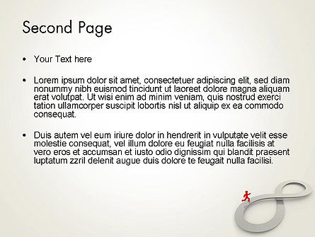 Modello PowerPoint - Infinity run, Slide 2, 12574, Concetti del Lavoro — PoweredTemplate.com