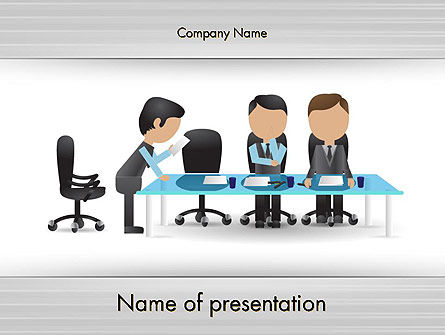 Plantilla de PowerPoint - junta directiva corporativa, Plantilla de PowerPoint, 12603, Negocios — PoweredTemplate.com