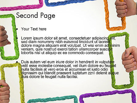 Templat PowerPoint Solusi Tim Bisnis, Slide 2, 12605, Konsep Bisnis — PoweredTemplate.com