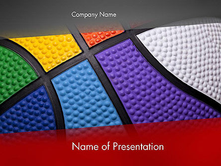 College Basketbal PowerPoint Template, PowerPoint-sjabloon, 12616, Sport — PoweredTemplate.com