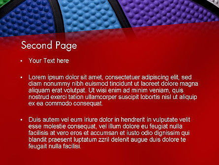 College Basketbal PowerPoint Template, Dia 2, 12616, Sport — PoweredTemplate.com