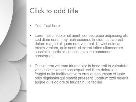 抽象的な灰色の円 - PowerPointテンプレート, スライド 3, 12621, 抽象／テクスチャ — PoweredTemplate.com