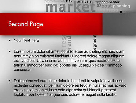 Marktonderzoek Word Cloud PowerPoint Template, Dia 2, 12624, Carrière/Industrie — PoweredTemplate.com