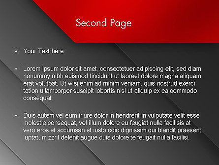 Austere PowerPoint Template, Slide 2, 12626, Abstract/Textures — PoweredTemplate.com
