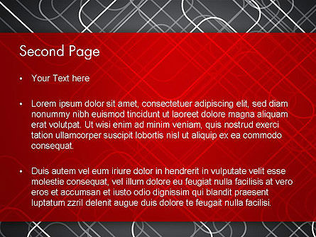 Ingewikkeldheden PowerPoint Template, Dia 2, 12636, Abstract/Textuur — PoweredTemplate.com
