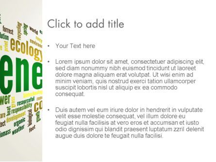 Modello PowerPoint - Word cloud energia verde, Slide 3, 12640, Natura & Ambiente — PoweredTemplate.com