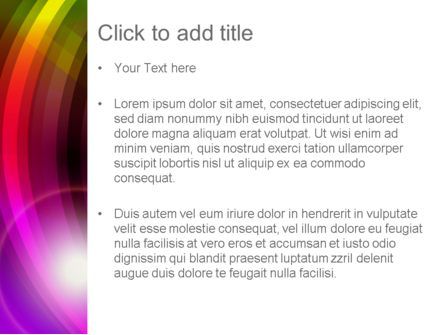 Kleurrijke Abstracte PowerPoint Template, Dia 3, 12641, Abstract/Textuur — PoweredTemplate.com