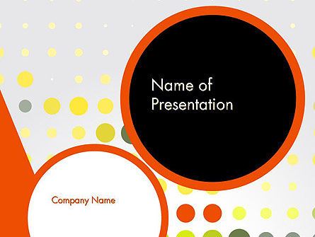 Abstract Circles PowerPoint Template, PowerPoint Template, 12645, Abstract/Textures — PoweredTemplate.com