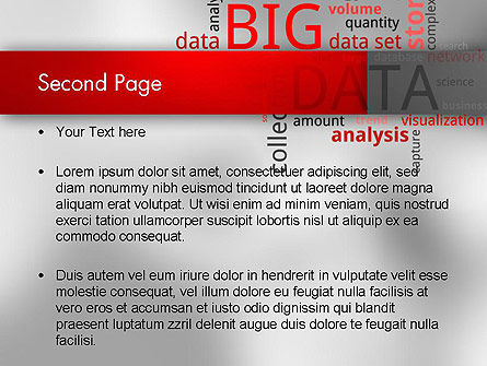 Datawoord Cloud PowerPoint Template, Dia 2, 12649, Technologie en Wetenschap — PoweredTemplate.com
