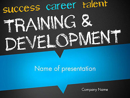 Plantilla de PowerPoint - formación y desarrollo, 12652, Education & Training — PoweredTemplate.com