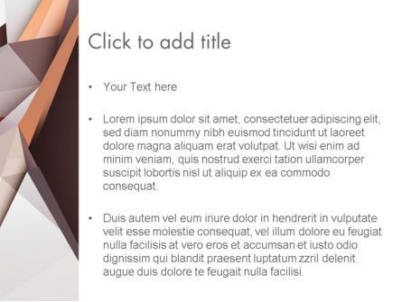 Modello PowerPoint - Abstract monocromatica applique di carta, Slide 3, 12654, Astratto/Texture — PoweredTemplate.com