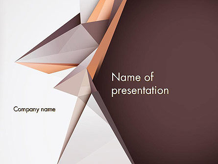 Modello PowerPoint - Abstract monocromatica applique di carta, Gratis Modello PowerPoint, 12654, Astratto/Texture — PoweredTemplate.com