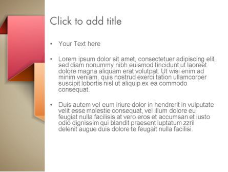 抽象的な着色ステップ - PowerPointテンプレート, スライド 3, 12671, 抽象／テクスチャ — PoweredTemplate.com
