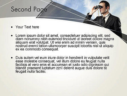 Templat PowerPoint Layanan Saran Karir, Slide 2, 12679, Konsep Bisnis — PoweredTemplate.com