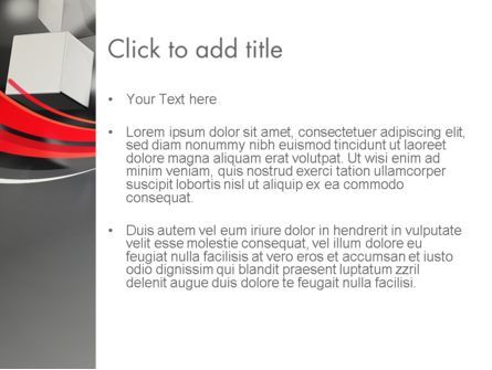 Modèle PowerPoint de cubes volants, Diapositive 3, 12695, Abstrait / Textures — PoweredTemplate.com