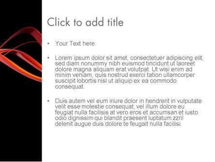 Modèle PowerPoint de abstrait tourbillon rouge, Diapositive 3, 12700, Abstrait / Textures — PoweredTemplate.com