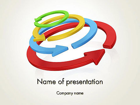 Pdca-zyklus PowerPoint Vorlage, PowerPoint-Vorlage, 12707, Business Konzepte — PoweredTemplate.com