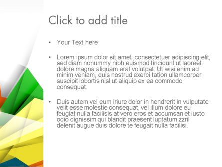 Modello PowerPoint - Stile astratto origami, Slide 3, 12724, Astratto/Texture — PoweredTemplate.com