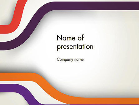 Templat PowerPoint Garis Penyimpangan Abstrak, Templat PowerPoint, 12748, Abstrak/Tekstur — PoweredTemplate.com