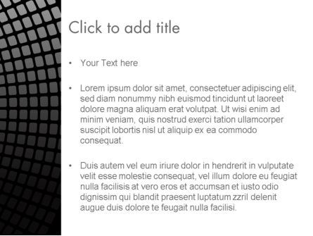 Stilvoll schwarz PowerPoint Vorlage, Folie 3, 12760, Abstrakt/Texturen — PoweredTemplate.com