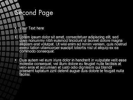 Stilvoll schwarz PowerPoint Vorlage, Folie 2, 12760, Abstrakt/Texturen — PoweredTemplate.com