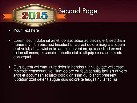Modello PowerPoint - Calendario 2015, Slide 2, 12763, Vacanze/Occasioni Speciali — PoweredTemplate.com
