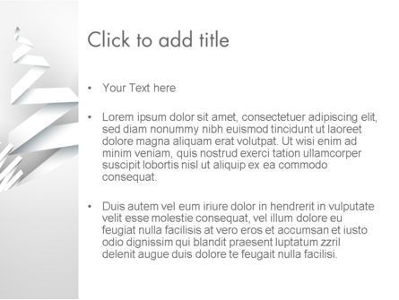 Modèle PowerPoint de carte de noël blanc, Diapositive 3, 12773, Fêtes / Grandes occasions — PoweredTemplate.com
