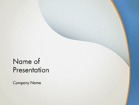 Modèle PowerPoint de fond abstrait avec rayures bleues, Modele PowerPoint, 12774, Abstrait / Textures — PoweredTemplate.com