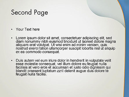 Abstracte Achtergrond Met Blauwe Streep PowerPoint Template, Dia 2, 12774, Abstract/Textuur — PoweredTemplate.com
