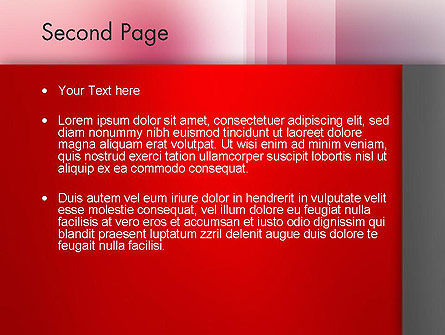 Pink Blur PowerPoint Template, Dia 2, 12778, Abstract/Textuur — PoweredTemplate.com