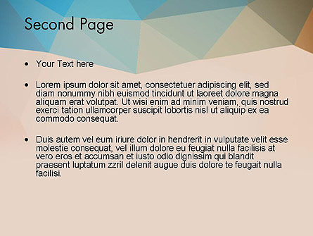 Dreieckmuster PowerPoint Vorlage, Folie 2, 12798, Abstrakt/Texturen — PoweredTemplate.com
