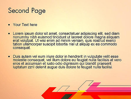 お互いに向いている矢印 - PowerPointテンプレート, スライド 2, 12800, 抽象／テクスチャ — PoweredTemplate.com