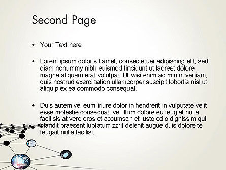 Modello PowerPoint - I nodi di rete, Slide 2, 12803, Lavoro — PoweredTemplate.com