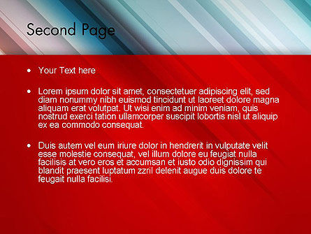 Abstrakte minimalistische digitale kunststeigung PowerPoint Vorlage, Folie 2, 12807, Abstrakt/Texturen — PoweredTemplate.com