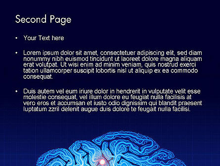 Brain Map PowerPoint Template, Slide 2, 12823, Medical — PoweredTemplate.com