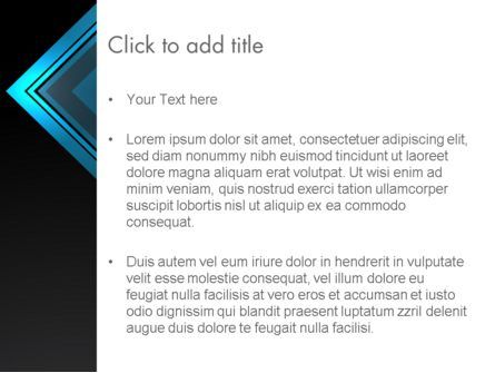 Dark Blue Corner PowerPoint Template, Slide 3, 12825, Abstract/Textures — PoweredTemplate.com