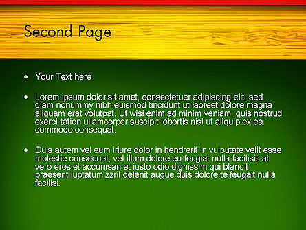 Gekleurde Houten Planken PowerPoint Template, Dia 2, 12839, Abstract/Textuur — PoweredTemplate.com
