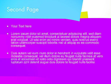 Modelo do PowerPoint - fitas coloridas dos bookmarks, Deslizar 2, 12848, Abstrato/Texturas — PoweredTemplate.com