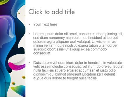 Modèle PowerPoint de splat multicolore, Diapositive 3, 12865, Abstrait / Textures — PoweredTemplate.com