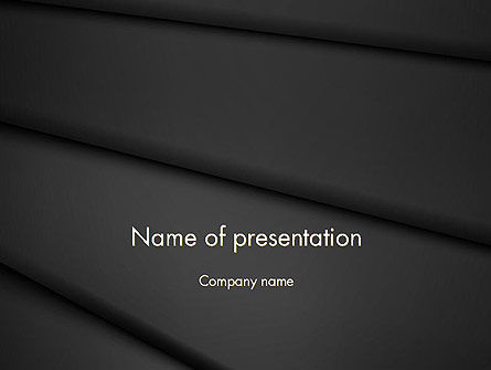 ファンのように配置された黒い層 - PowerPointテンプレート, PowerPointテンプレート, 12868, 抽象／テクスチャ — PoweredTemplate.com