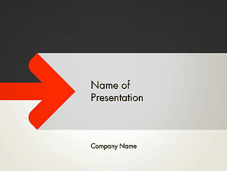 Modelo do PowerPoint - seta direita, 12885, Negócios — PoweredTemplate.com