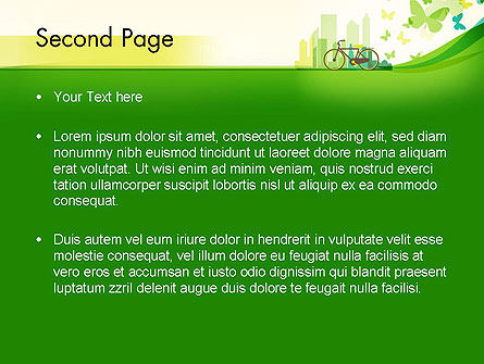 Plantilla de PowerPoint - cuidando nuestro medio ambiente, Diapositiva 2, 12899, Naturaleza y medio ambiente — PoweredTemplate.com