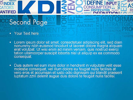 Modèle PowerPoint de nuage de mots kpi, Diapositive 2, 12913, Carrière / Industrie — PoweredTemplate.com