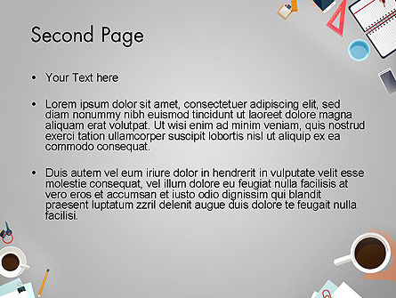 Templat PowerPoint Konsep Tempat Kerja, Slide 2, 12918, Karier/Industri — PoweredTemplate.com