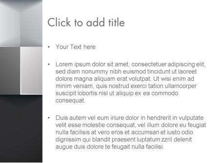 Modèle PowerPoint de contexte gris cubique, Diapositive 3, 12927, Abstrait / Textures — PoweredTemplate.com