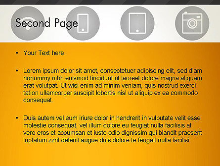 Wifi Ondersteunen Van Gadgets PowerPoint Template, Dia 2, 12949, Technologie en Wetenschap — PoweredTemplate.com