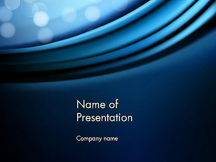 抽象幕波PowerPoint模板, 免费 PowerPoint模板, 12954, 抽象/纹理 — PoweredTemplate.com
