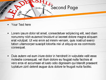 Leadership Management PowerPoint Template, Slide 2, 12979, Business Concepts — PoweredTemplate.com
