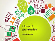 Healthy Lifestyle Theme PowerPoint Template